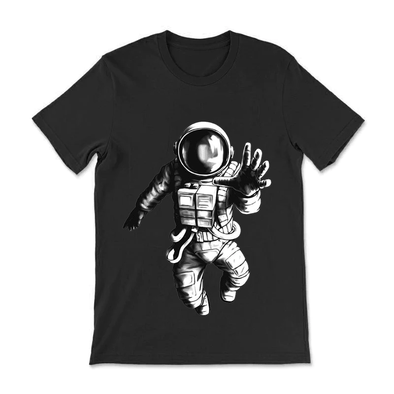 Astronaut Wave Print Girls T-Shirt