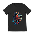 Astronaut Skateboard Print Women'S T-Shirt