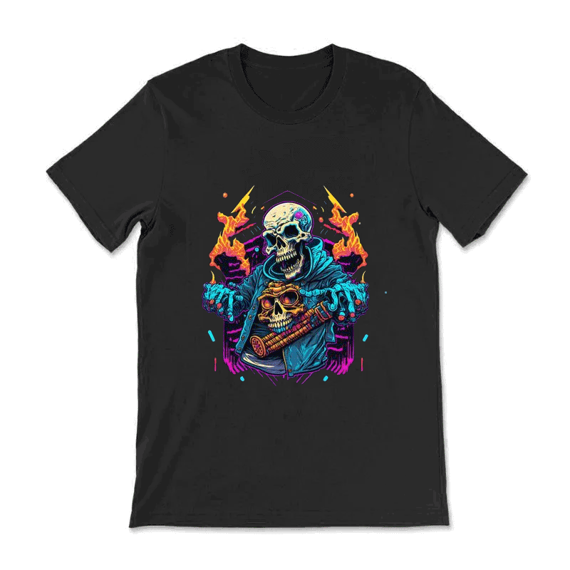 Skull & Fire Street Women's T-shirt