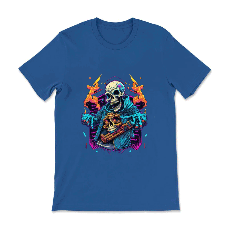 Skull & Fire Street Women's T-shirt