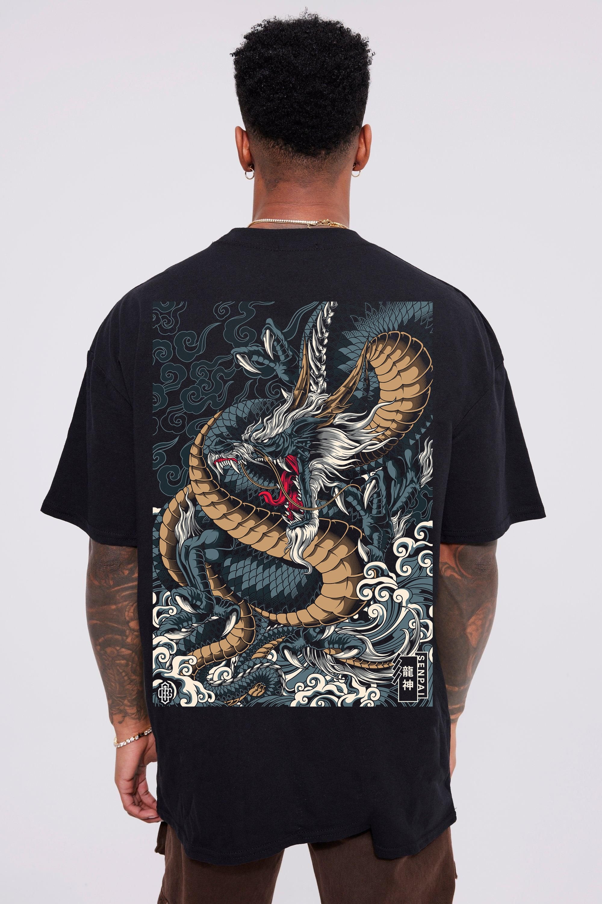 Dragon  Brand Hip-hop Loose T-shirt