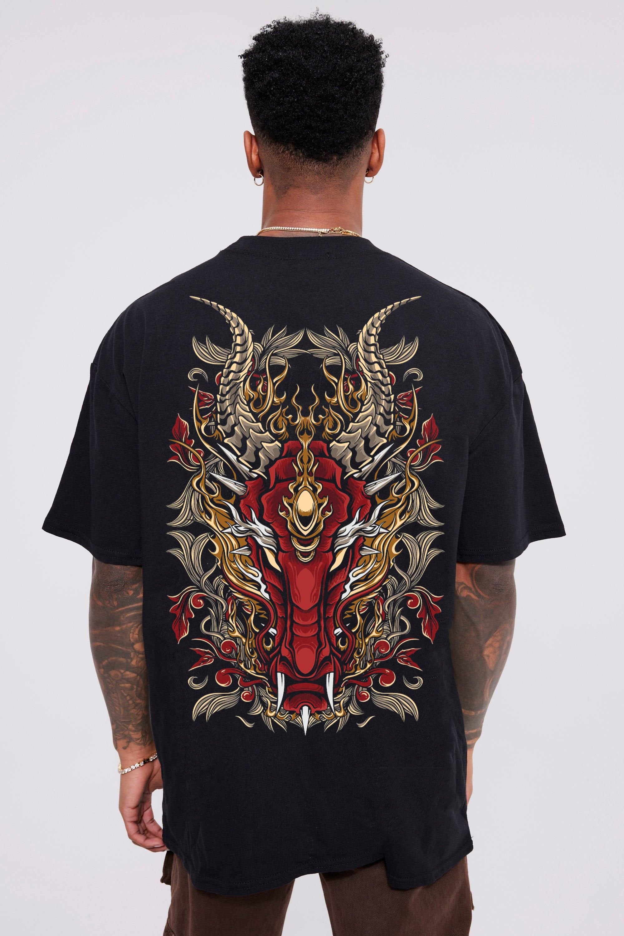 Dragon  Brand Hip-hop Loose T-shirt