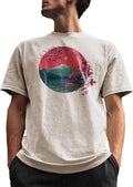 domirica Mens Graphic T-Shirts Solid 100%