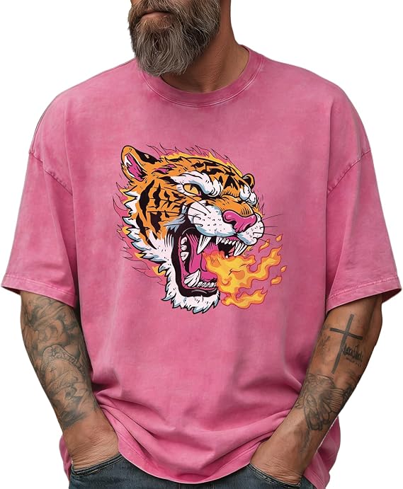 domirica Workout Shirts for Men Solid Cotton