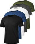 Kinglaman 1/5 Pack Mesh Workout Shirts for Men