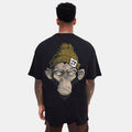 Monkey  Brand Hip-hop Loose T-shirt