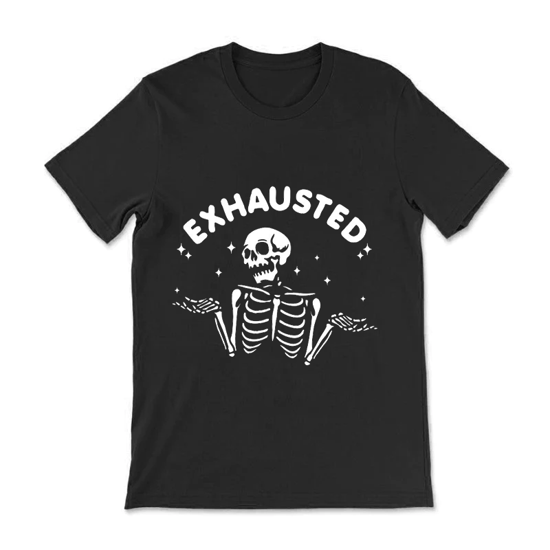 Exhausted Skull Street T-shirt