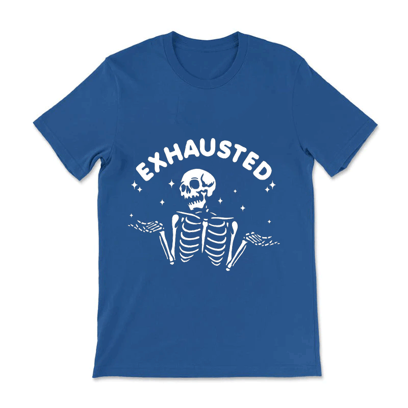 Exhausted Skull Street T-shirt