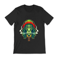 Blue Lion Print Women'S T-Shirt